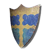 Blue-Gold Kite Shield